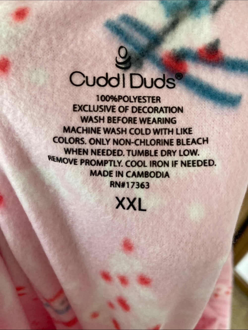 Cuddl Duds print PJ pant w pockets sleepwear loungewear comfy Women’s XXL - Picture 10 of 15